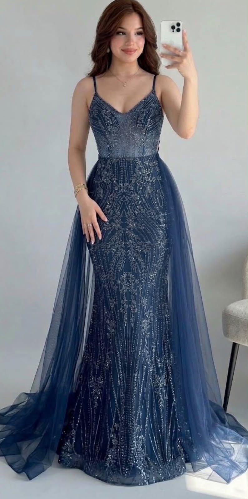 AZUL MARINO CON CAUDA