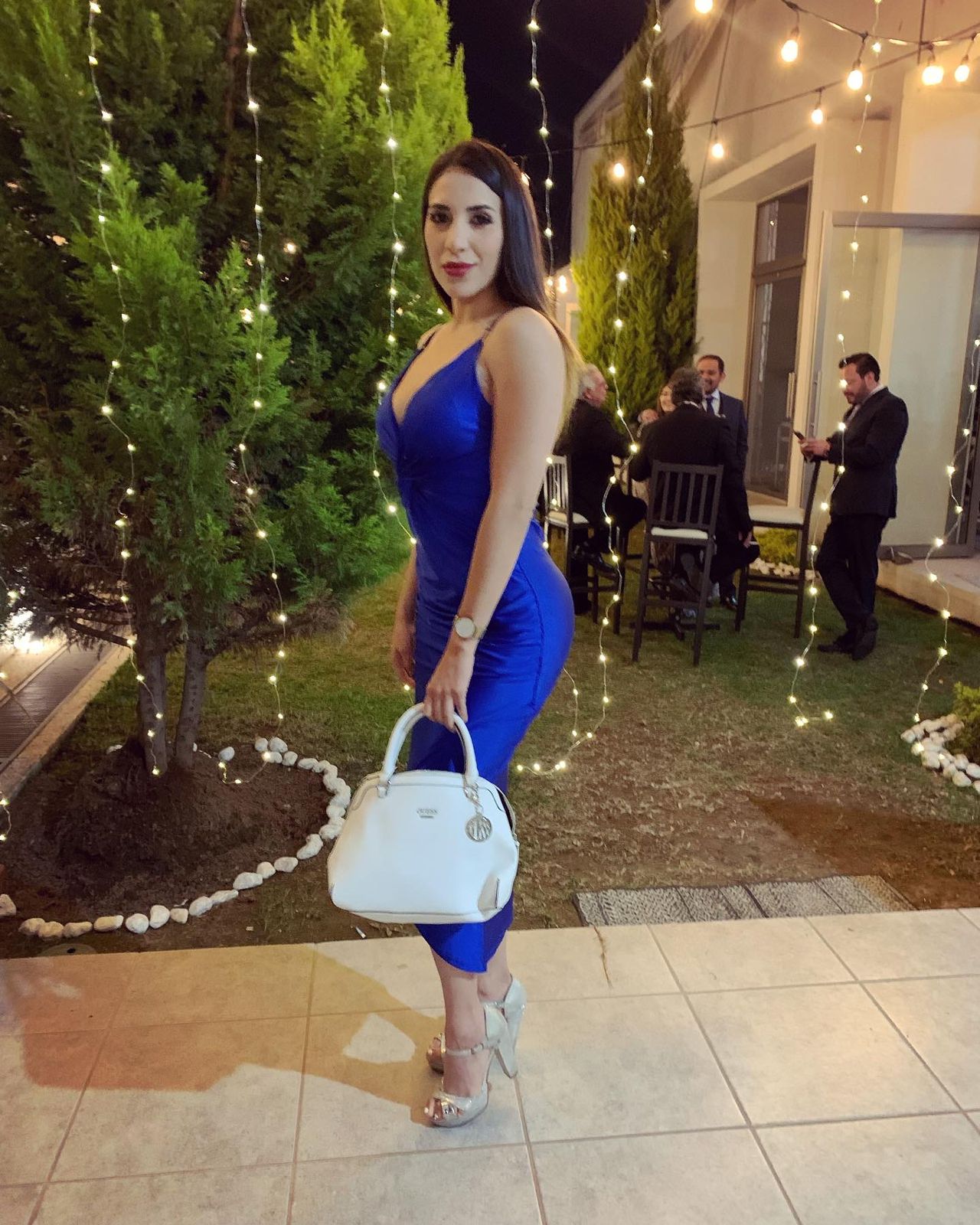 42 ELISA AZUL REY TIRANTES DOBLADILLO CINTURA